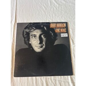Arista Barry Manilow One Voice Vinyl LP 12" Black 1979 Pop Soft Rock AL 9505